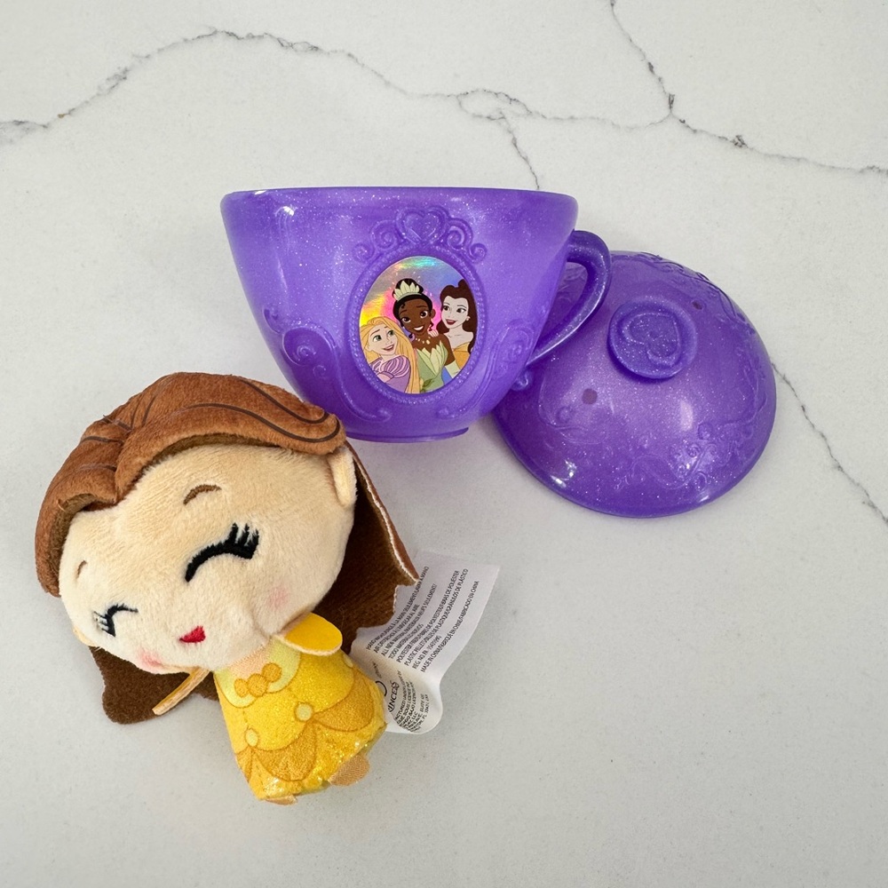 Brand New Disney Princess Belle Tea cup plushy 🧸